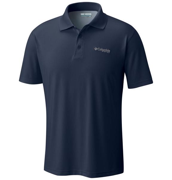 Columbia PFG Skiff Cast Polo Navy For Men's NZ38597 New Zealand